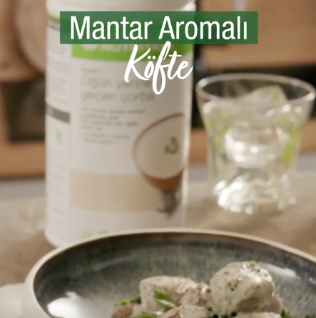 Mantar Aromalı Beşamel Soslu Köfte Tarifi